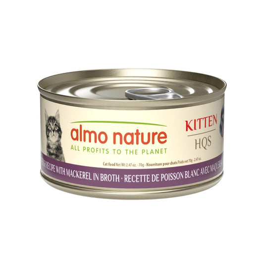 Nourriture humide HQS Natural au bouillon pour chaton