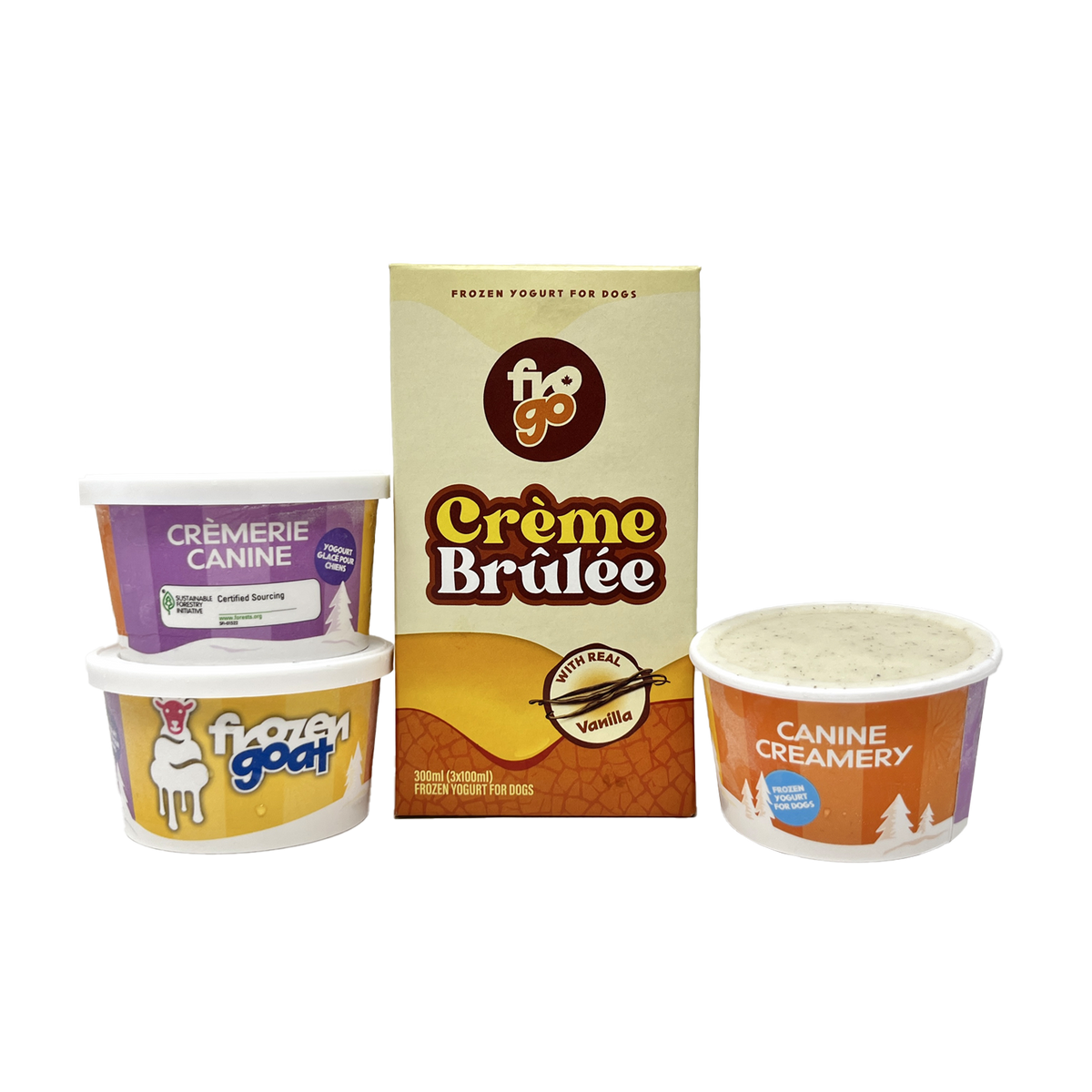 Frozen Goat yogourt glacé au lait de chèvre - gâterie pour chien