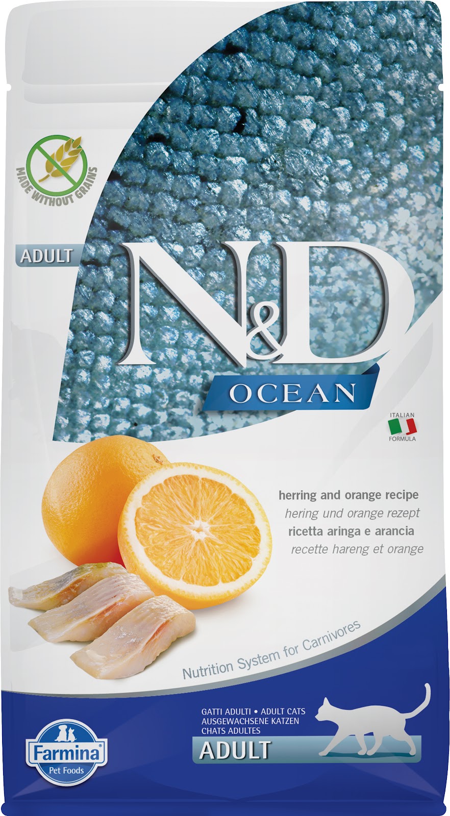 Nourriture sèche N&D Ocean sans grains pour chat