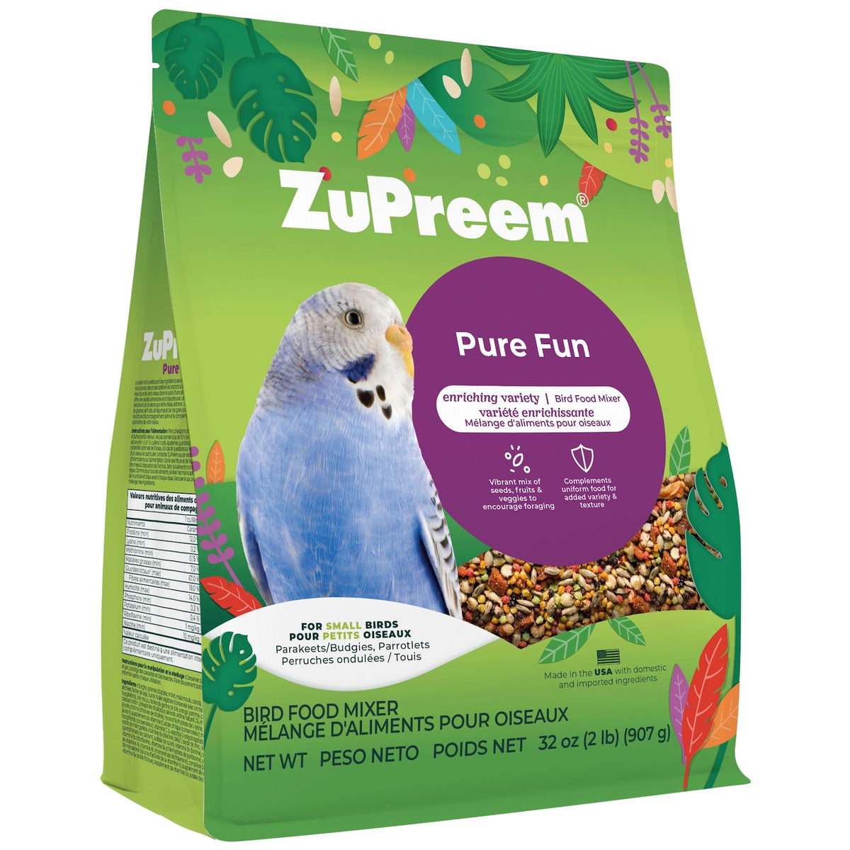 Nourriture Pure Fun pour oiseaux