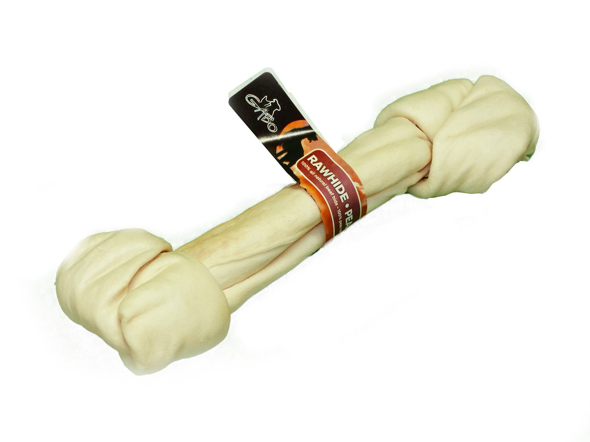 Cuir blanc Gabo - gâterie à mâcher pour chien
