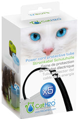 Tubes protecteurs en plastique pour fils de fontaine (paquet de 5)