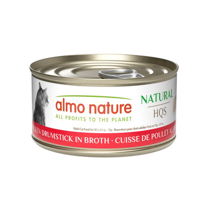 Nourriture humide HQS Natural au bouillon pour chat