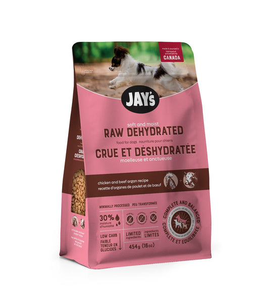 Nourriture crue déshydratée pour chien Jay's
