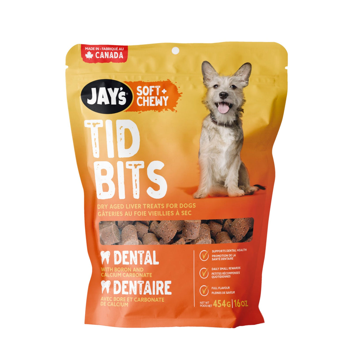 Gâteries dentaires Tid Bits pour chien