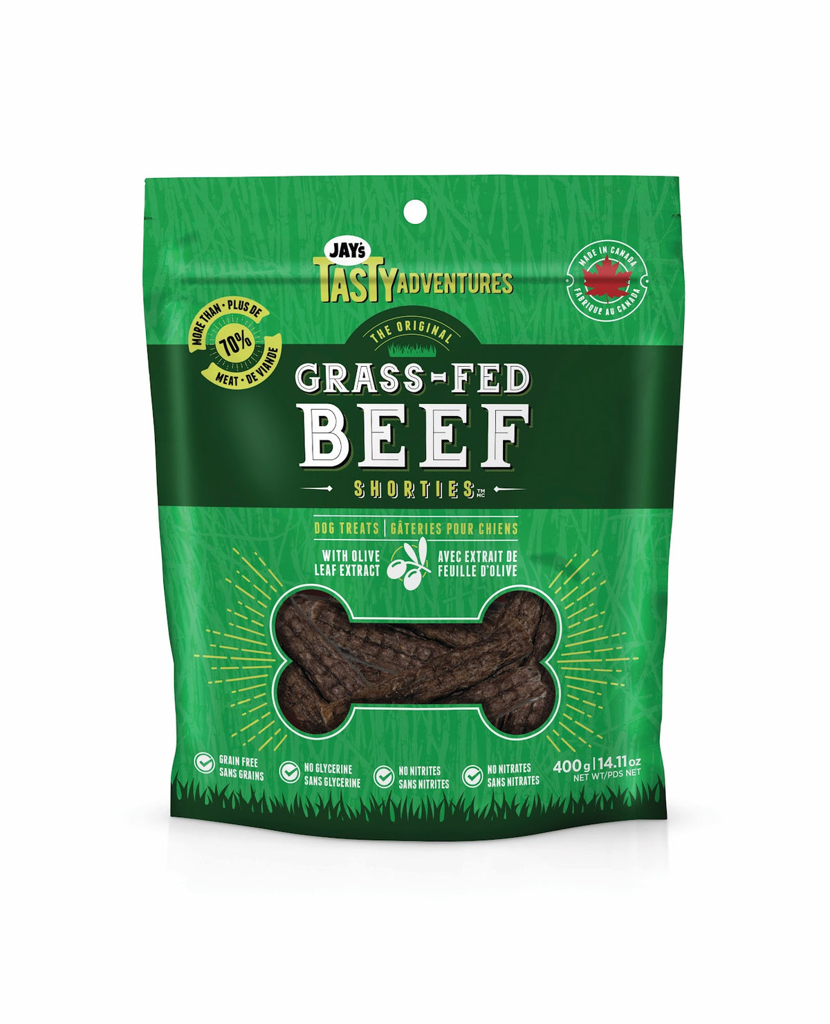 Shorties Tasty au bœuf pour chien