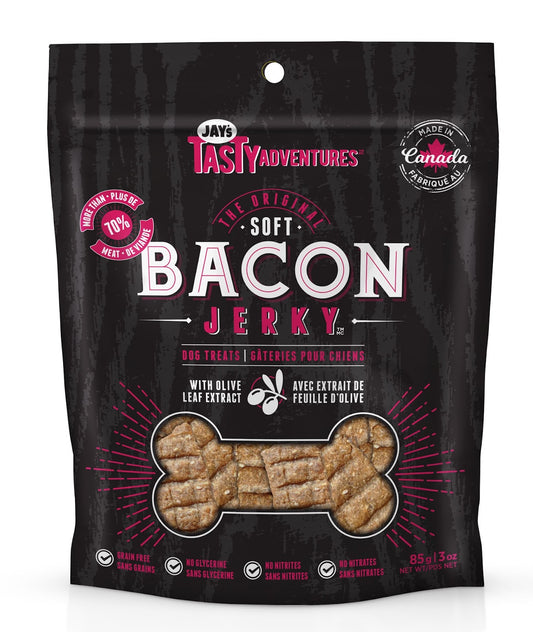 Jerky tendre Tasty au bacon pour chien