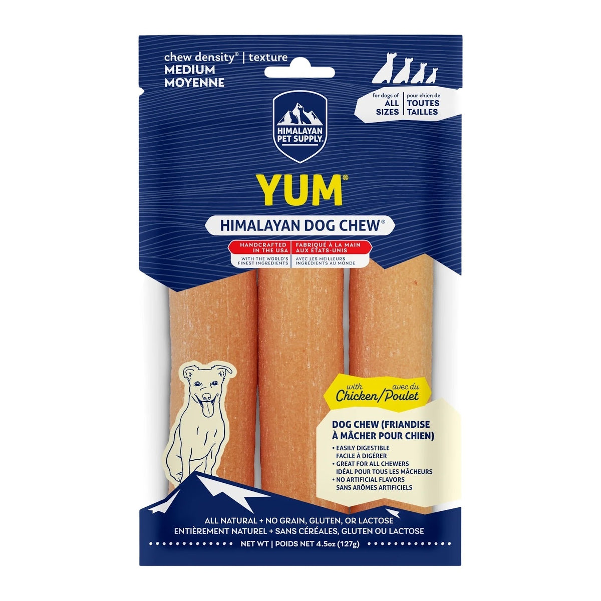 Gâterie à mâcher Yum pour chien