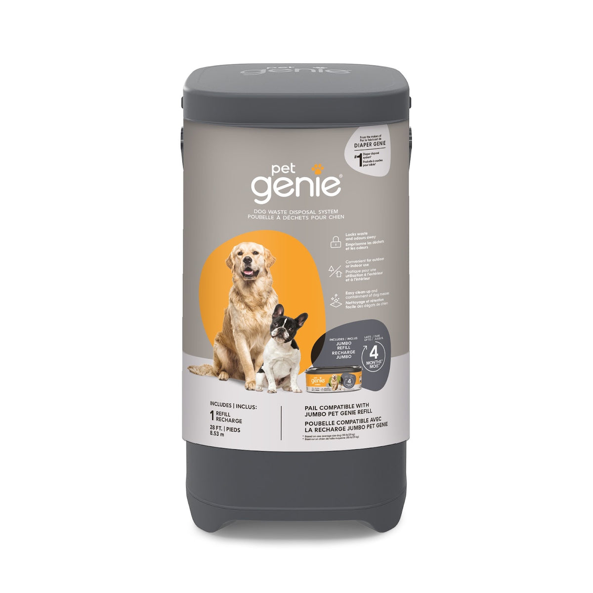Poubelle à déchets pour chien