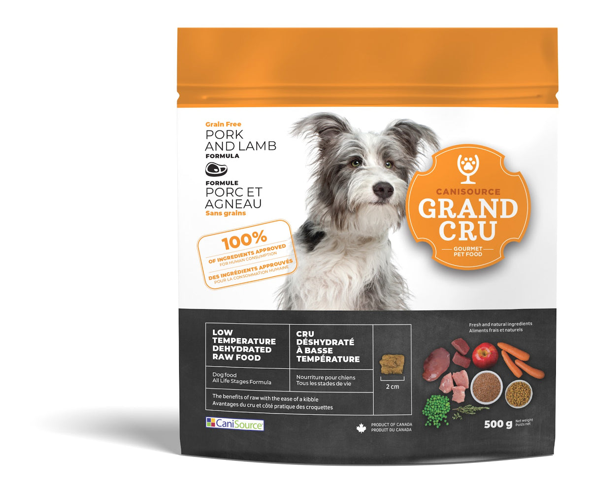 Nourriture déshydratée Grand Cru sans grains pour chien