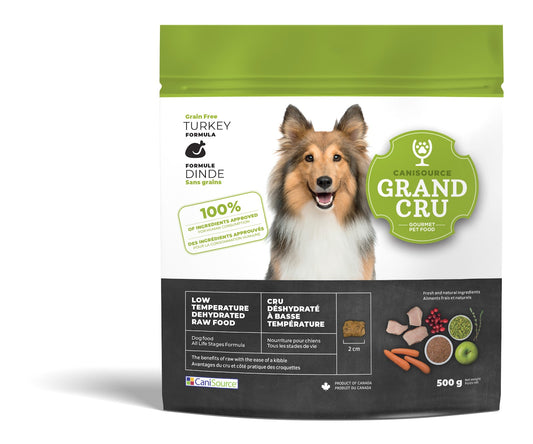 Nourriture déshydratée Grand Cru sans grains pour chien