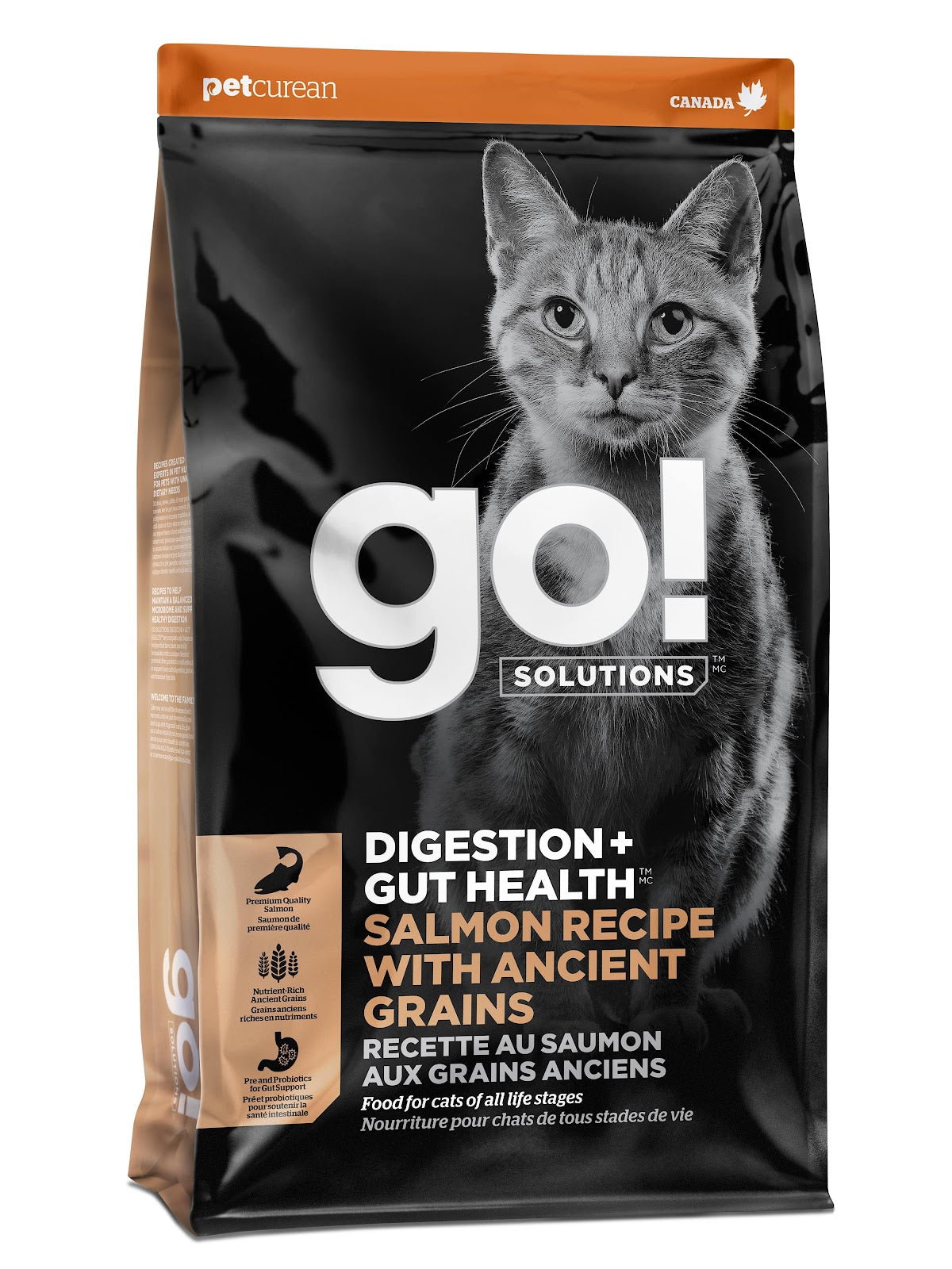 Nourriture sèche Go! Solutions Digestion + santé intestinale pour chat