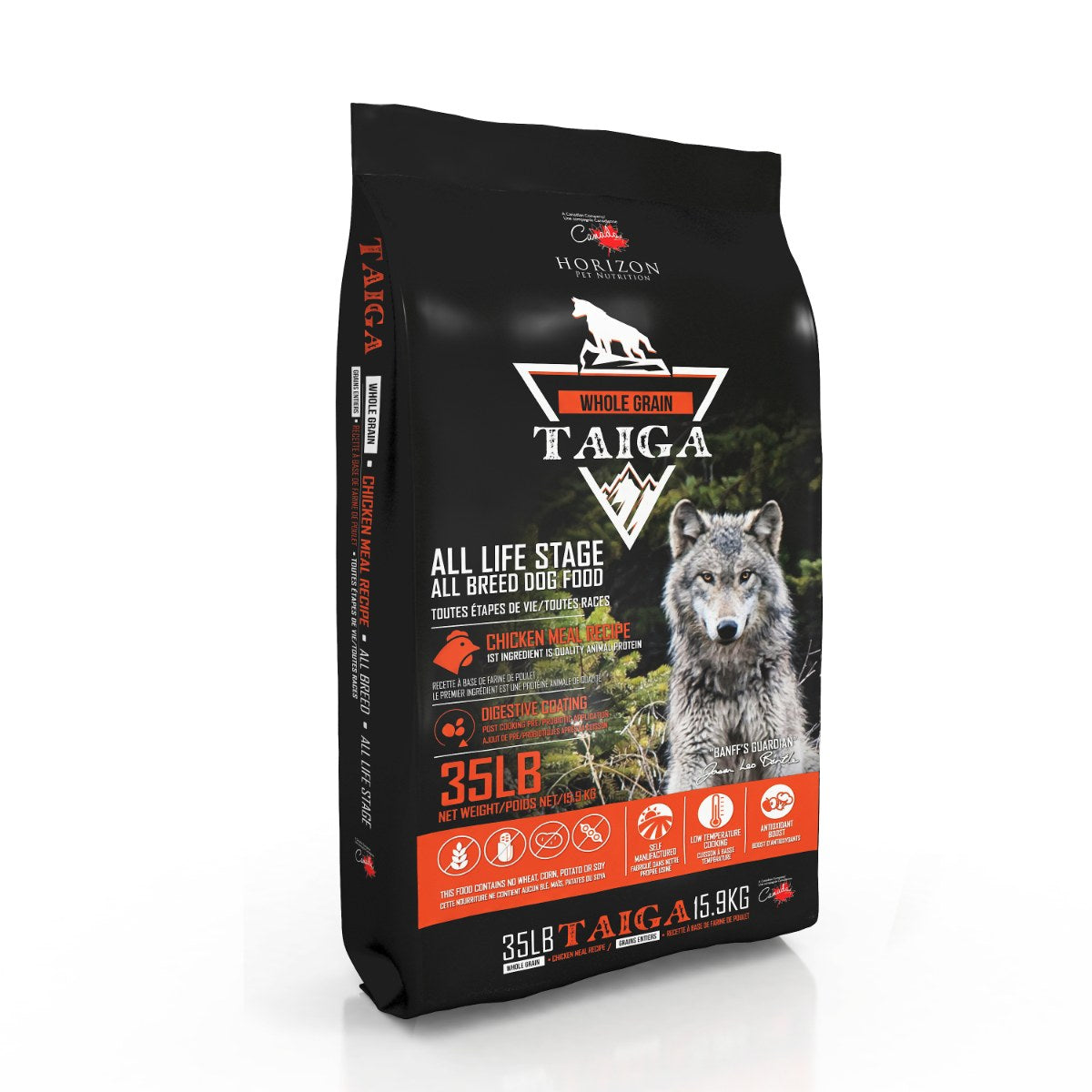Avec grains entiers - nourriture sèche pour chien Taiga