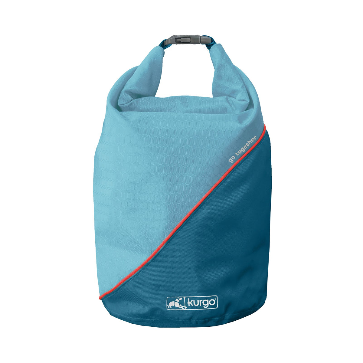 Sac de transport pour nourriture sèche, jusqu’à 5 lb, bleu côtier