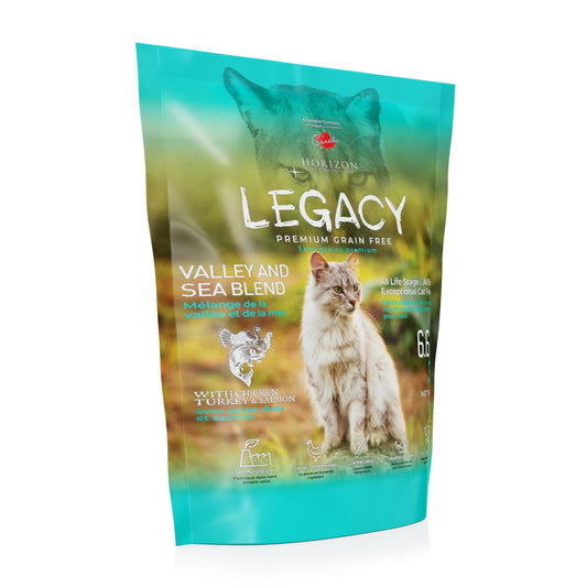 Mélange de la vallée et de la mer (poulet, dinde et saumon) 3 kg - nourriture sèche pour chat