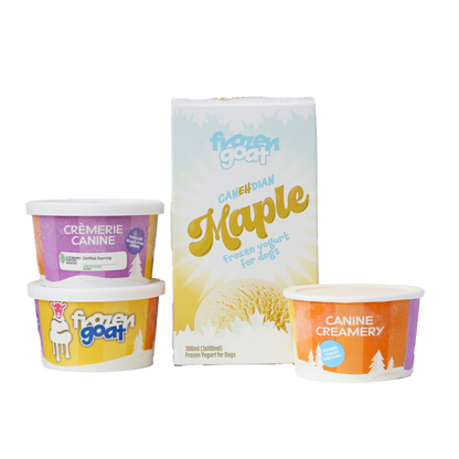 Frozen Goat yogourt glacé au lait de chèvre - gâterie pour chien