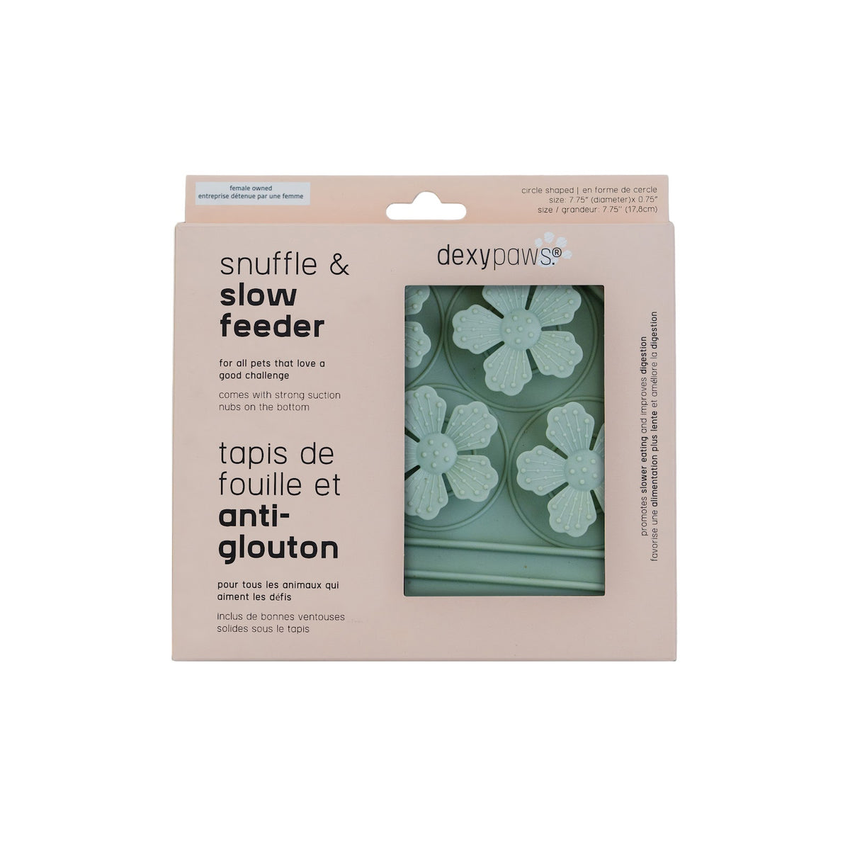Tapis de léchage en silicone cache-cache à alimentation lente