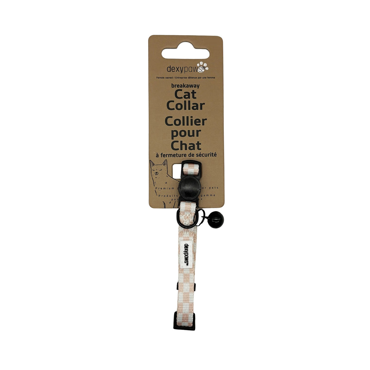 Collier en polyester pour chat