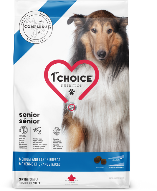 Nourriture pour chien sénior moyennes et grandes races - Poulet