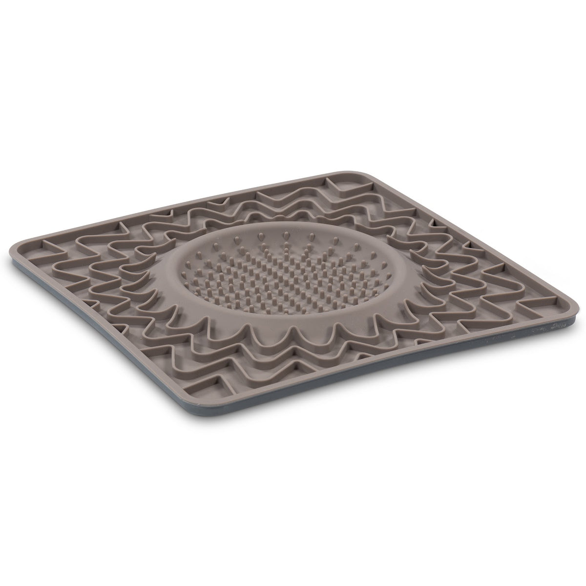 Tapis d'alimentation en silicone avec cadre et bol intégré