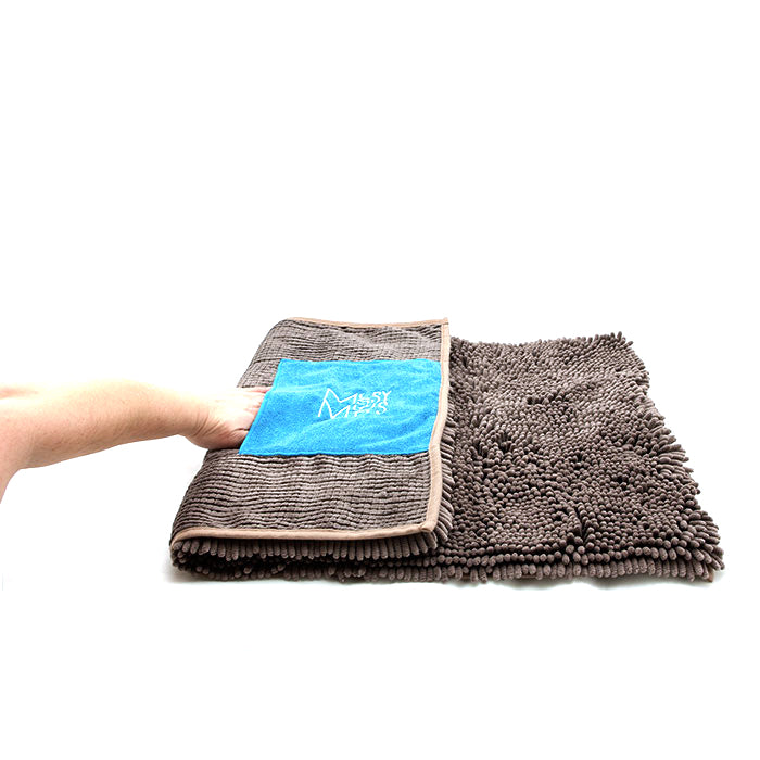 Serviette en microfibre chenille