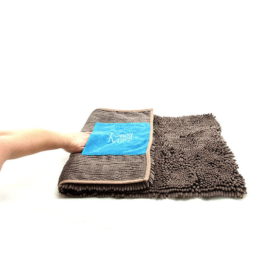 Serviette en microfibre chenille