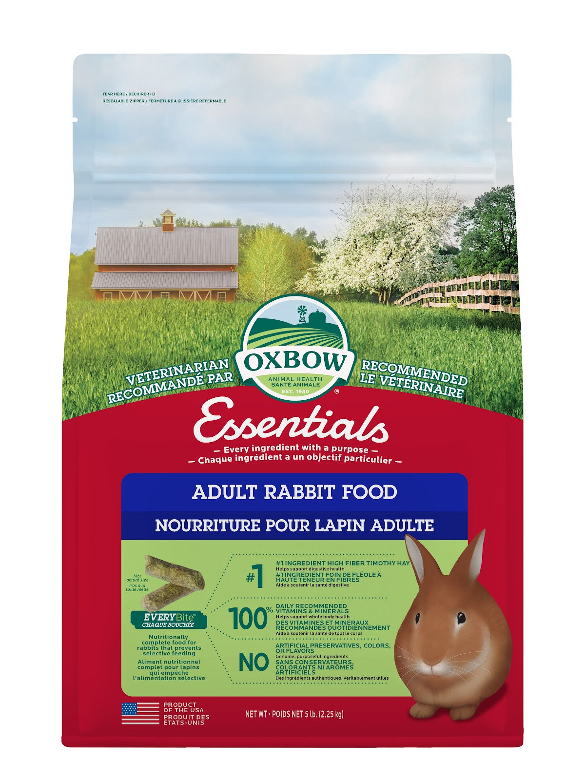 Nourriture Essentials pour lapin adulte