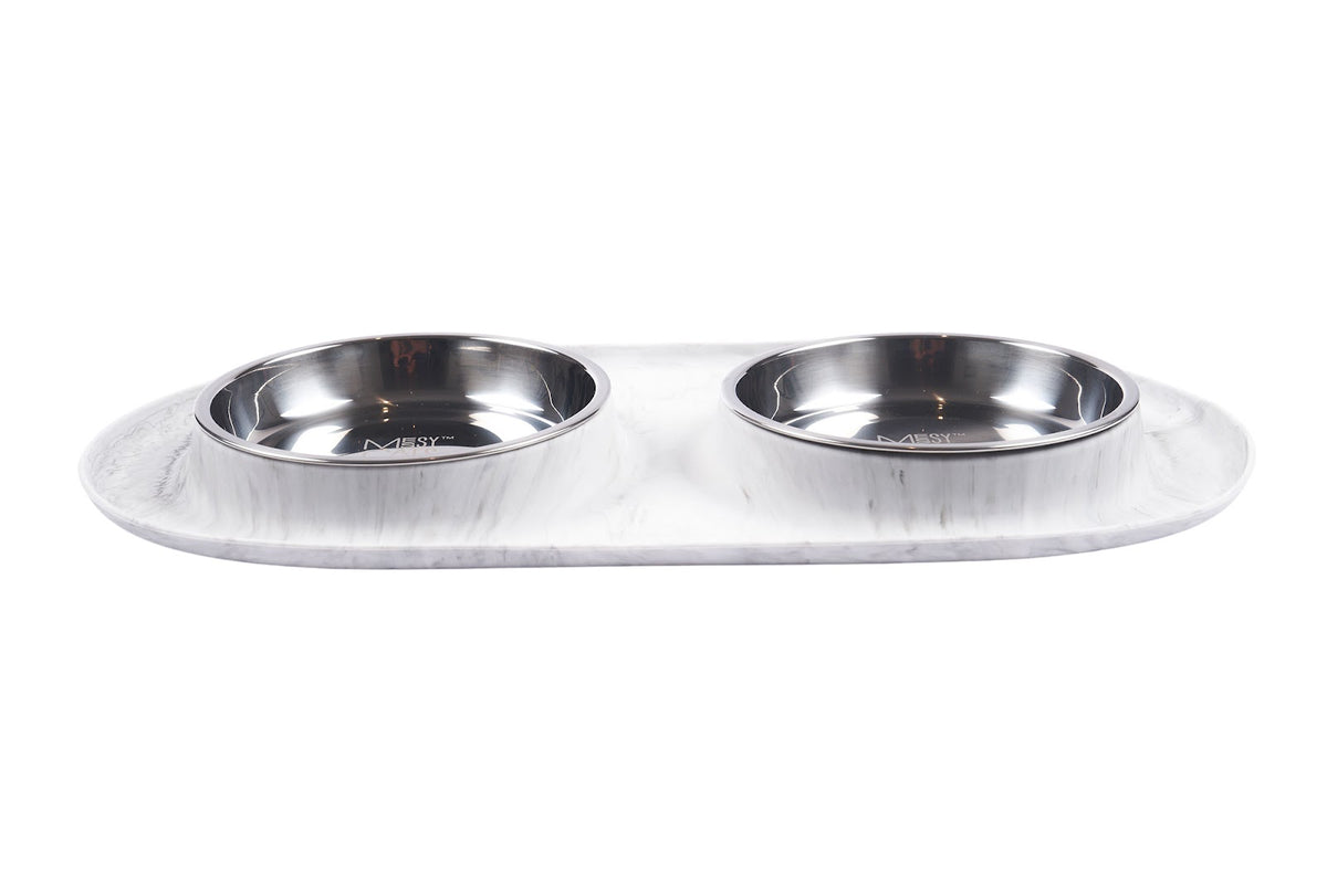 Bol en inox avec base en silicone pour chat Messy Cats