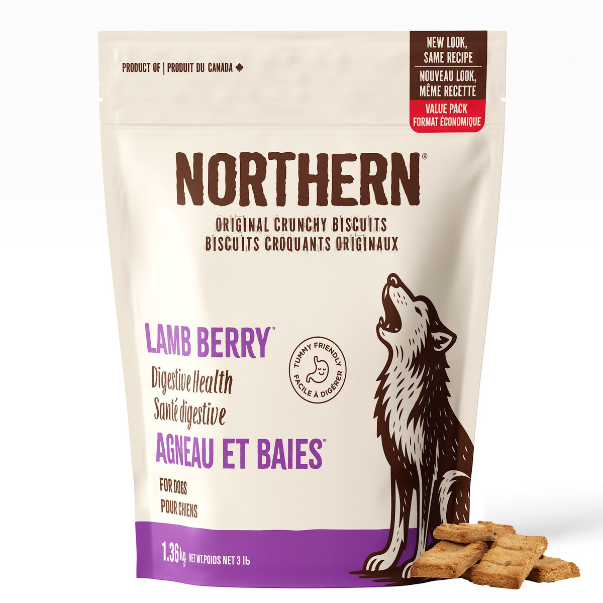 Biscuits croquants originaux pour chien
