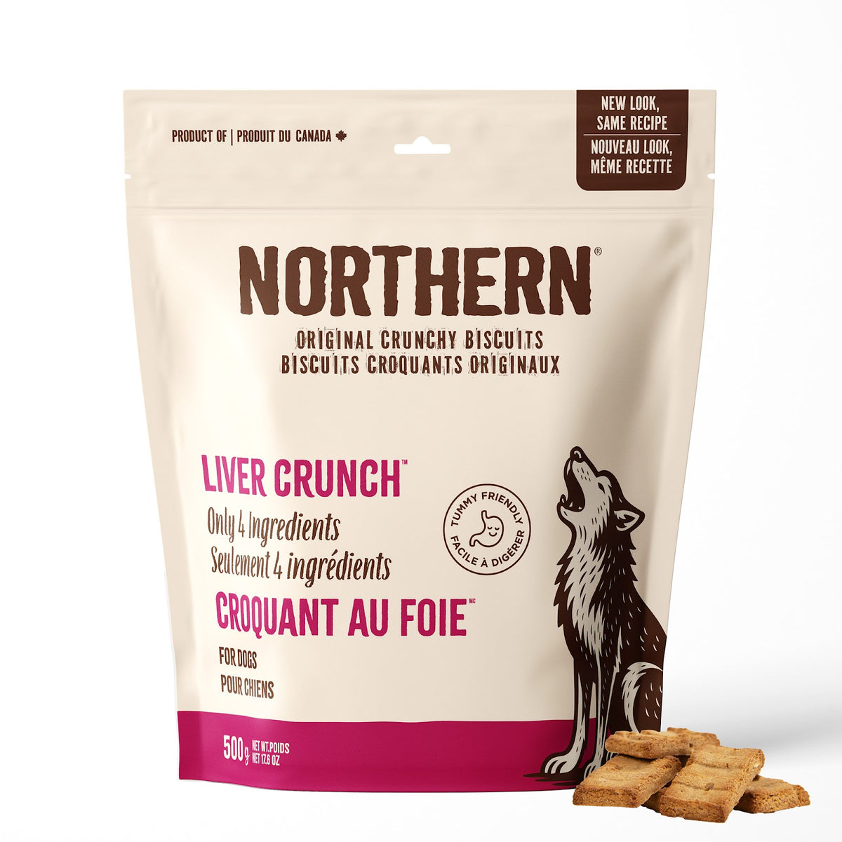 Biscuits croquants originaux pour chien