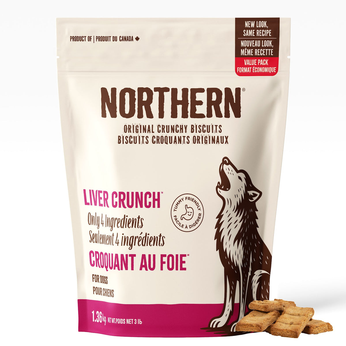 Biscuits croquants originaux pour chien
