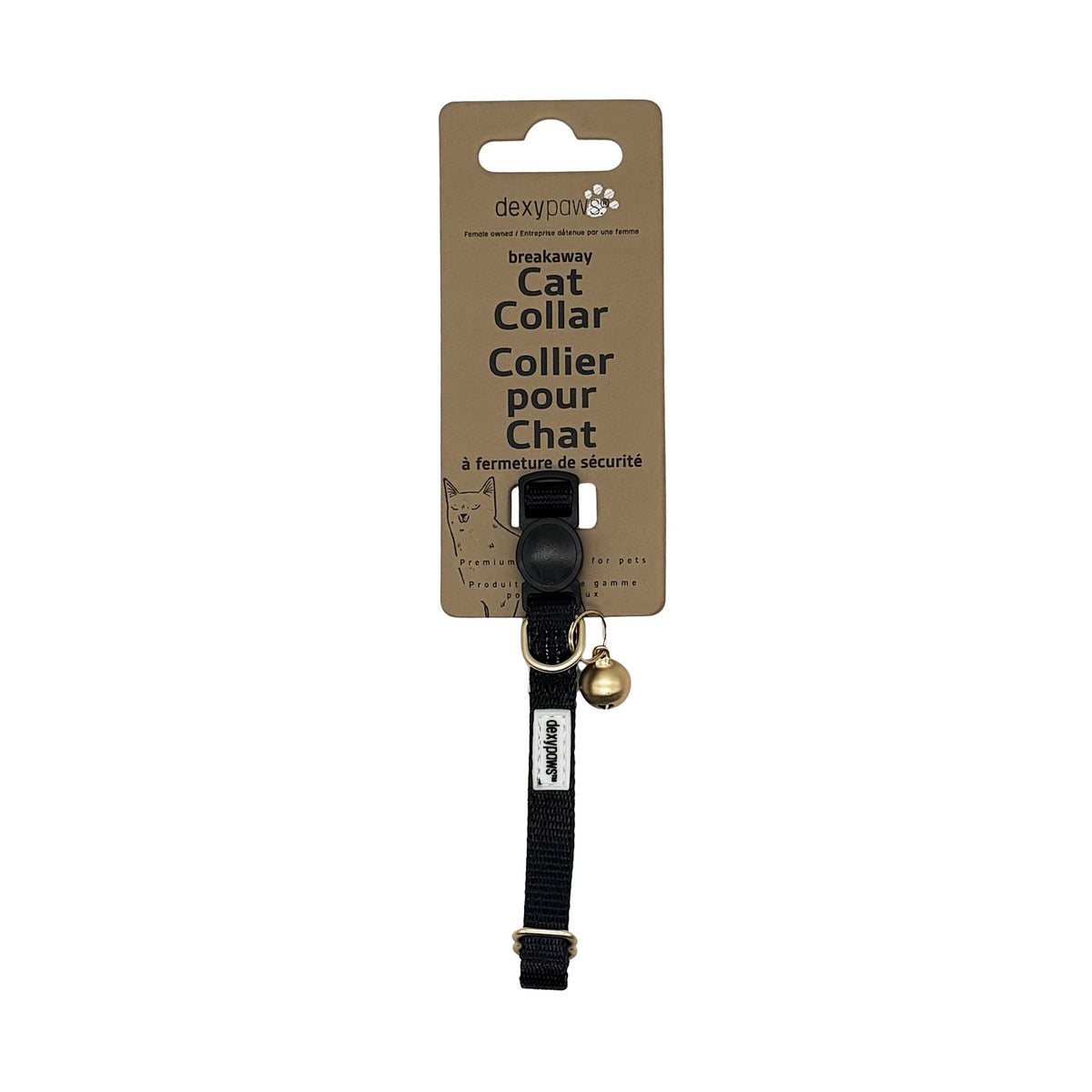 Collier en polyester pour chat