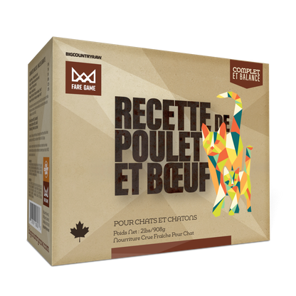 Fare Game - nourriture crue pour chat