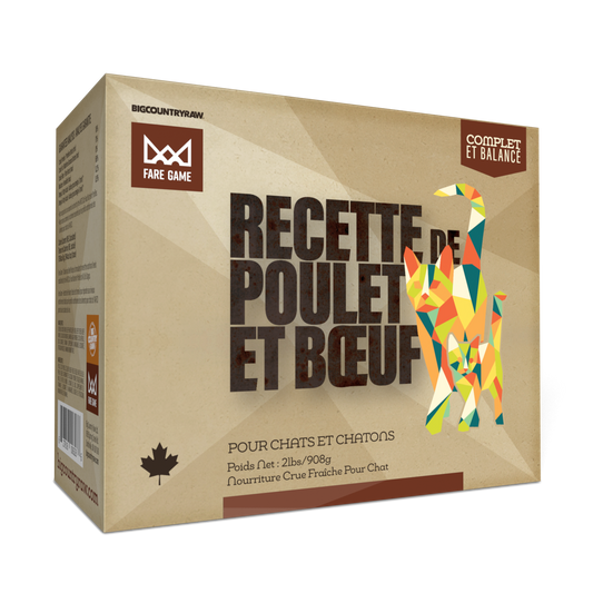 Fare Game - nourriture crue pour chat