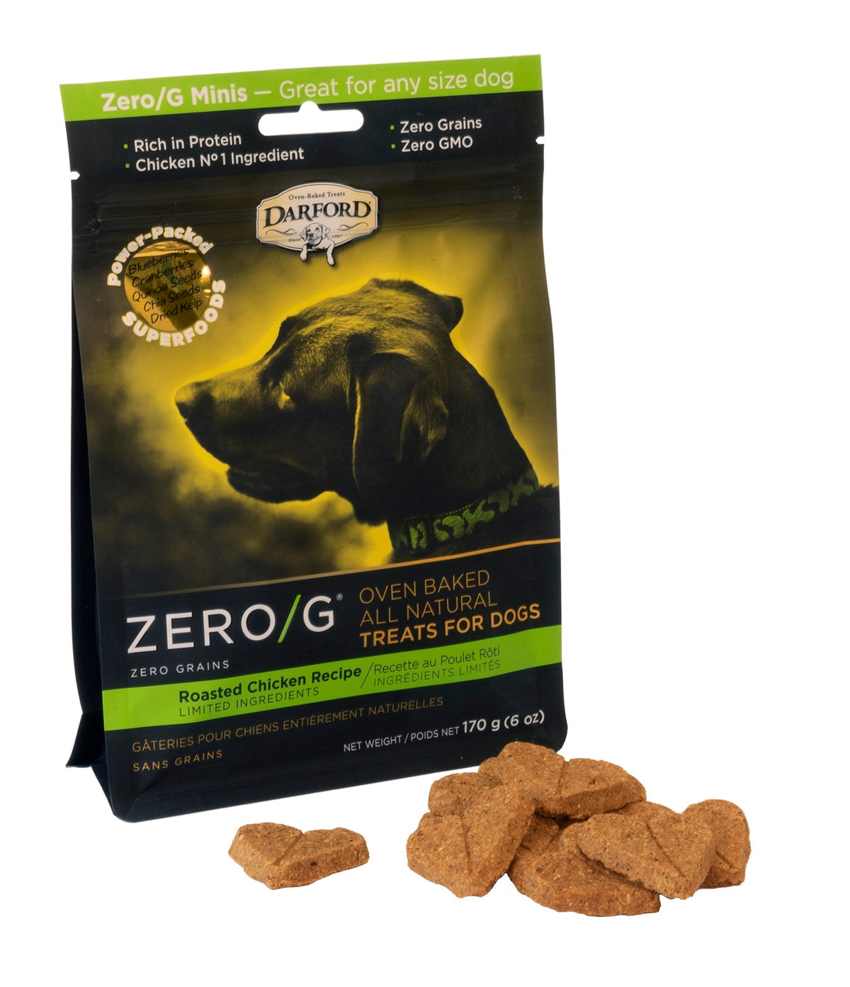 Gâteries Zero/G en mini bouchées pour chien