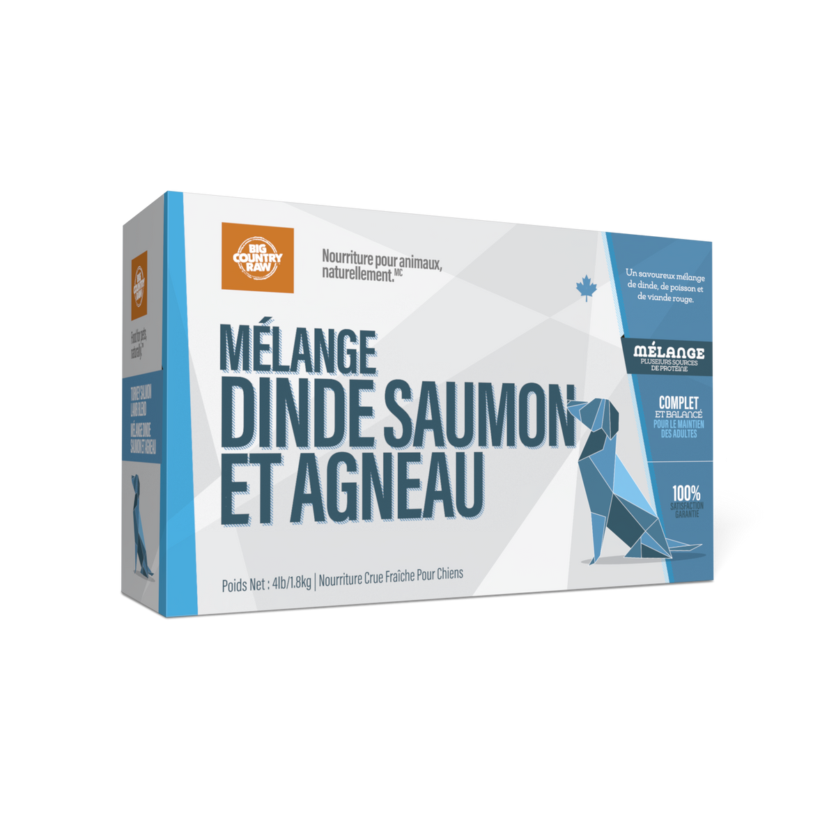 Mélanges signature - nourriture crue pour chien