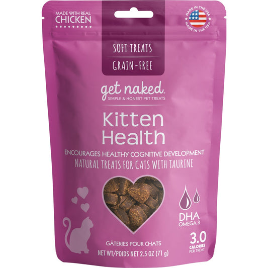 Gâteries tendres sans grains Get Naked Chaton en santé 2,5 oz
