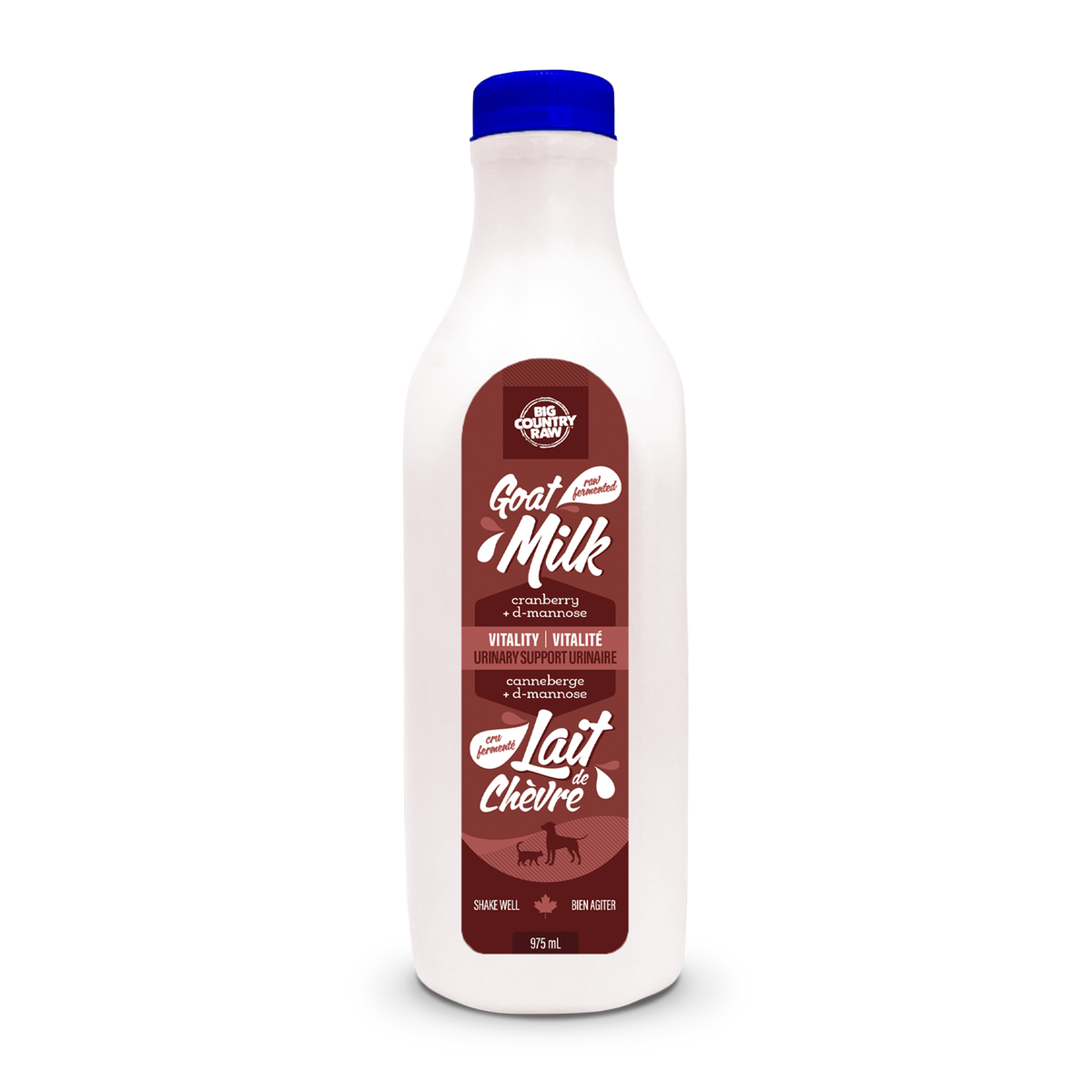 Lait de chèvre cru fermenté - supplément pour chien et chat