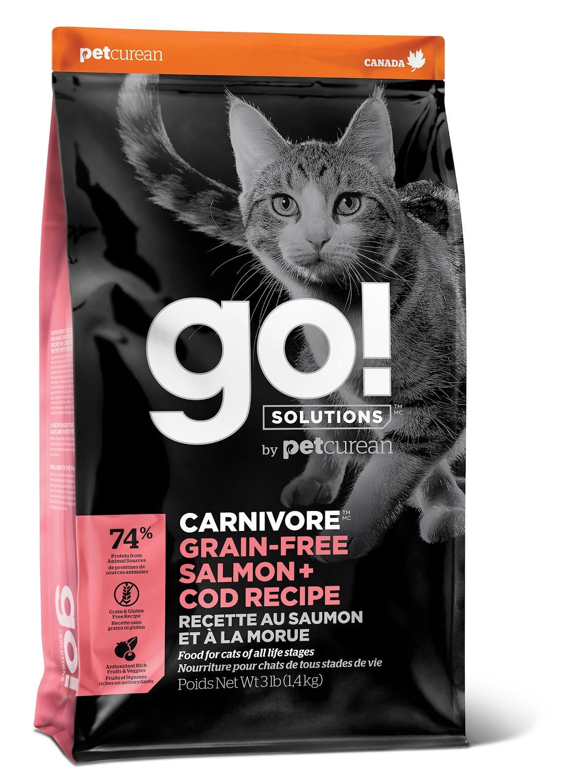 Carnivore sans grains Go! Solutions - nourriture sèche pour chat