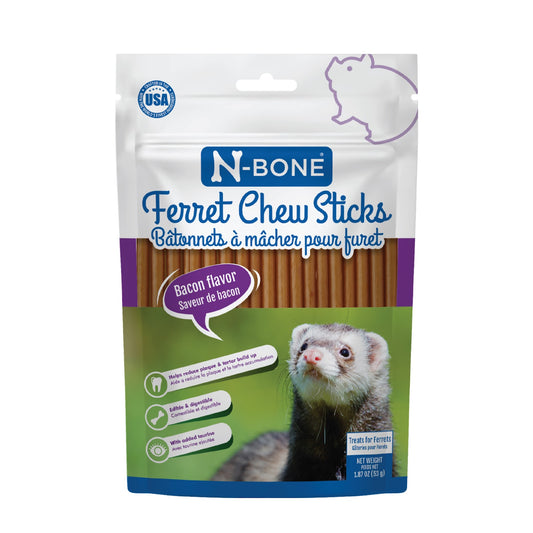Bâtonnets à mâcher N-Bone pour furet