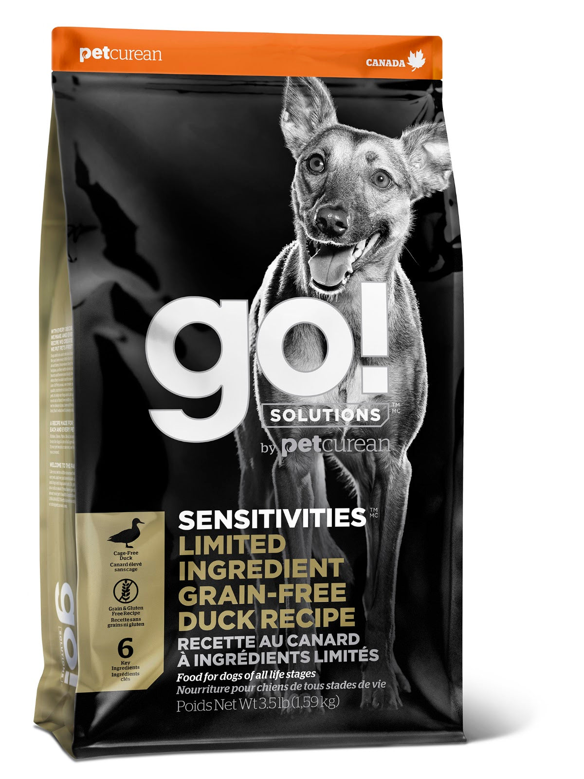 Nourriture sèche Go! Solutions Sensitivities LID sans grains pour chien