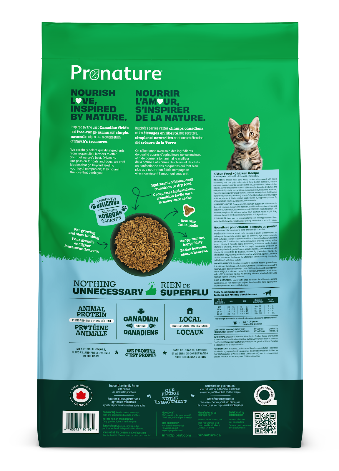 Nourriture pour chaton - Recette au poulet