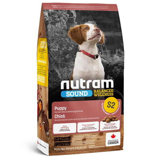 Nourriture sèche Sound S2 pour chiot, poulet et œufs entiers