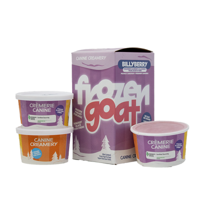 Frozen Goat yogourt glacé au lait de chèvre - gâterie pour chien