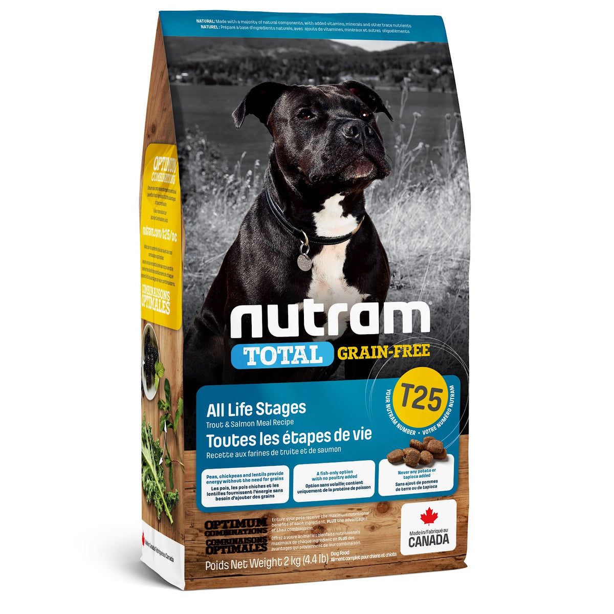 Nourriture sèche Total sans grains pour chien