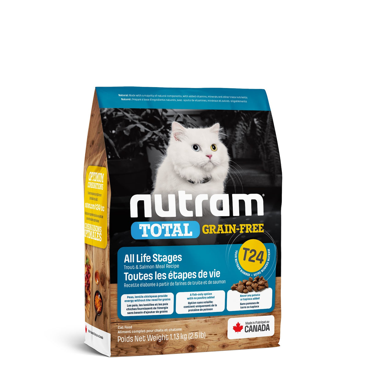 Nourriture sèche Total sans grains pour chat