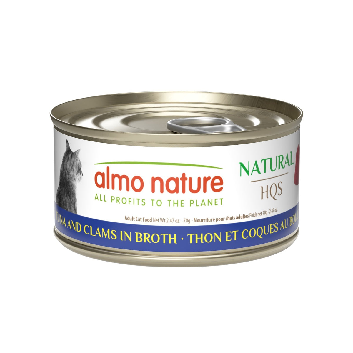 Nourriture humide HQS Natural au bouillon pour chat