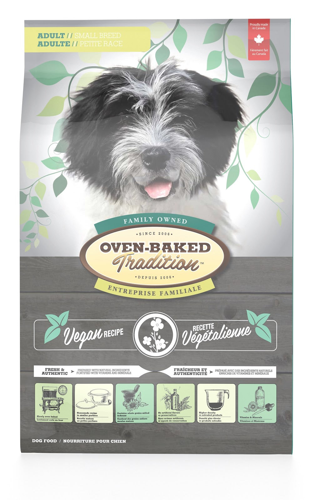 Nourriture sèche végétalienne pour chien Oven-Baked Tradition
