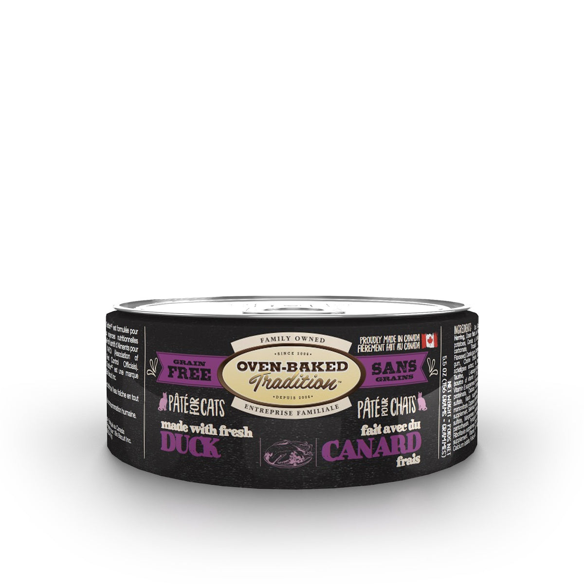Pâté au canard pour chat 5,5 oz