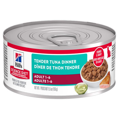 Adulte souper de thon tendre - nourriture humide pour chat